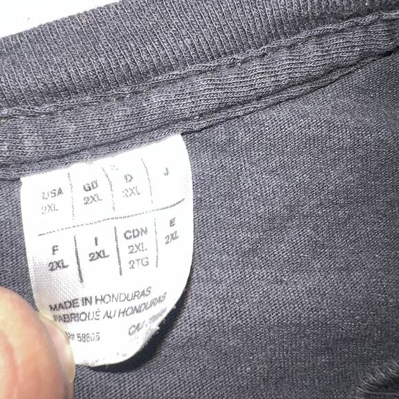 Johnny Cash Zion Rootswear American Rebel The Man in Black Mens Shirt 2XL XXL - Picture 5 of 5